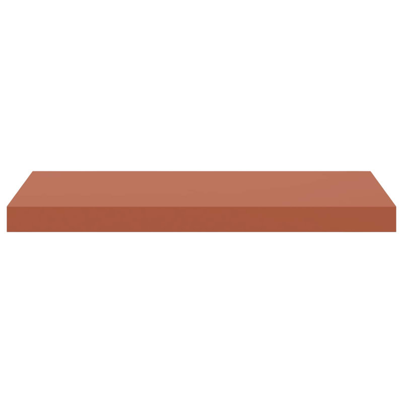 Floating Shelf, Red, 4cm H x 60cm W x 23cm D