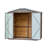 4*6FT Iron-Wood Combination Tool Shed – A Perfect Blend Of Nature And Functionality