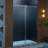 WOODBRIDGE Frameless Single Sliding Shower Door, 56-60" Width x 80"Height with 3/8"(10mm) Clear Tempered Glass-115676920