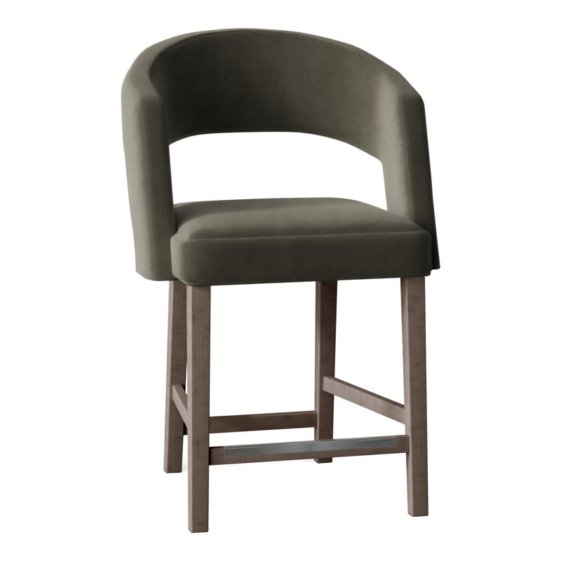 Tabouret de comptoir 26 po Bryant, Gris anthracite, Loden 9953