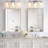 Kayelle 36"x24" Rectangle Black Aluminum Alloy Thin Framed Wall-Mounted Vanity Mirror (Set of 2)-369025079-369025076