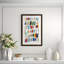 Library, Blue Giclee Print by Dana Gibson
