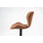 Adjustable Height Counter Stool with Metal Frame