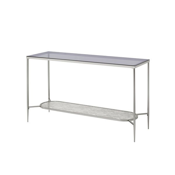 48'' Glass Top Console Table