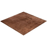 Overdyed One-of-a-Kind 8' 2" X 8' 3" Hand Knotted Area Rug