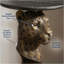 Table d'appoint Leopard Head