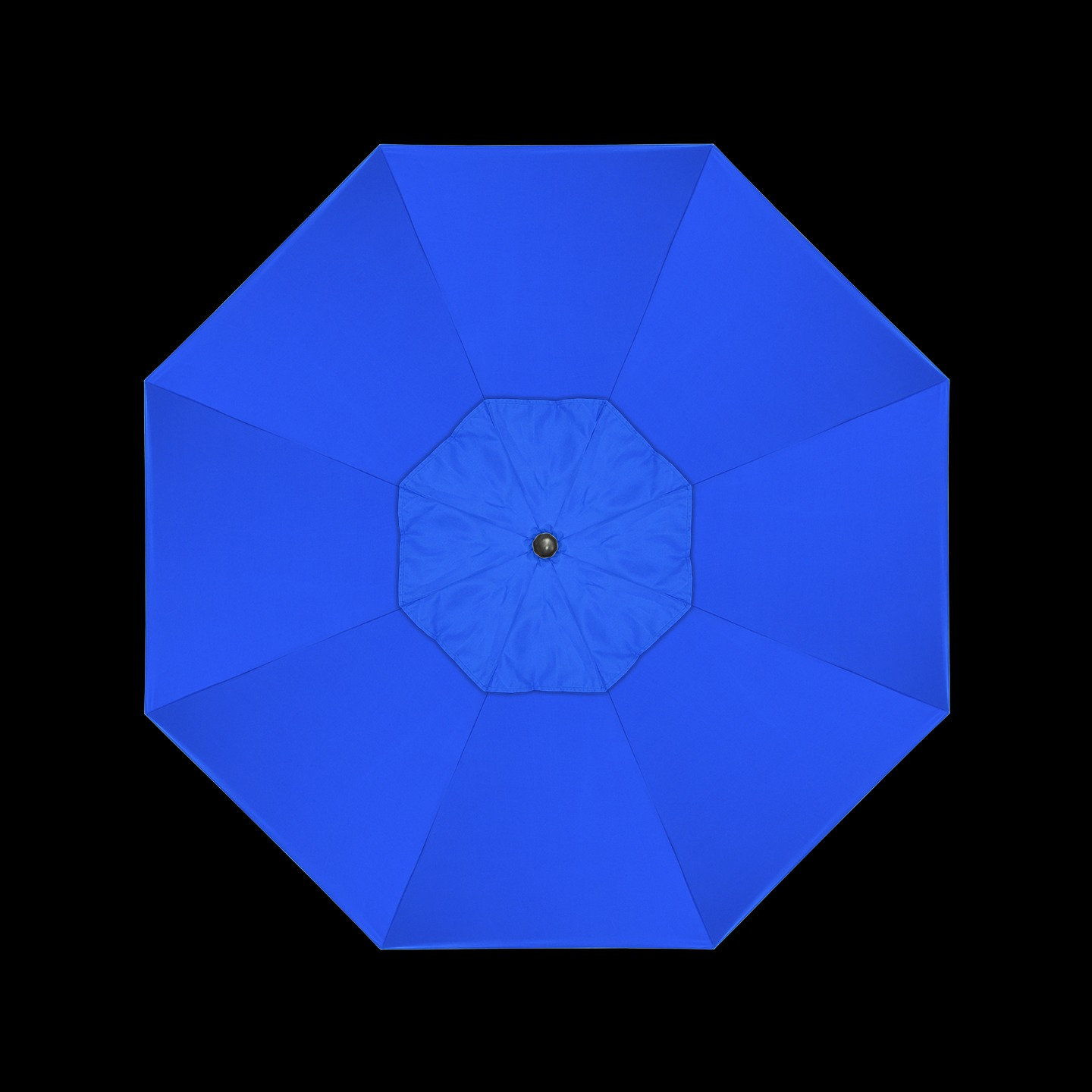 9' Market Sunbrella Umbrella, Canvas Pacific Blue Sunbrella® Canvas