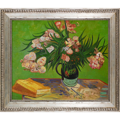 Majolica pot avec branches de oleander, 1888 pi par vincent van gogh-picture cadre, reproduction d’art sur toile