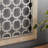 Heatherlynn Wood Geometric Home Brown Wall Decor with Silver Metal Trellis Cutouts Set
