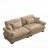 93.7" Velvet Upholstered Sofa-1713717430