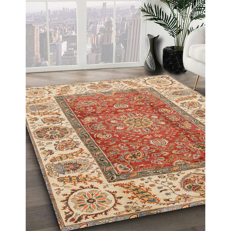 Abstract Indoor Rug, Square 8'