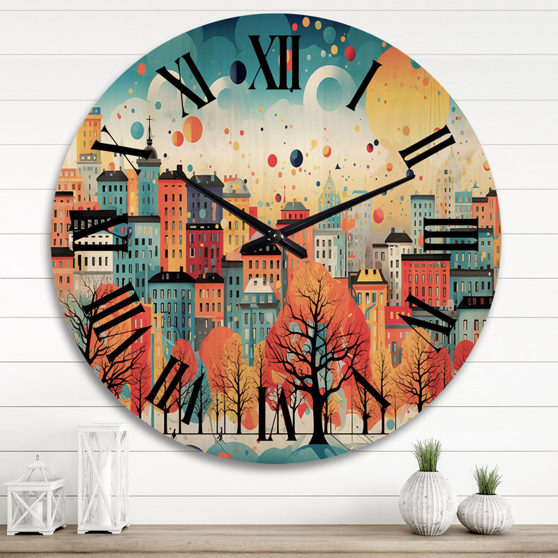 Horloge murale Angelpreet, Très grand
