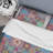 Multicolor Floral Patchwork - Abstract Duvet Cover Set - Microfiber Polyester-2065056079