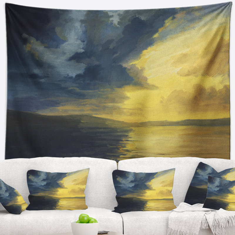Landscape Polyester Tapestry, 32" H x 39" W