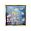 «Tranquil Blue Poppies Floater Frame» sur-716430786-716430785