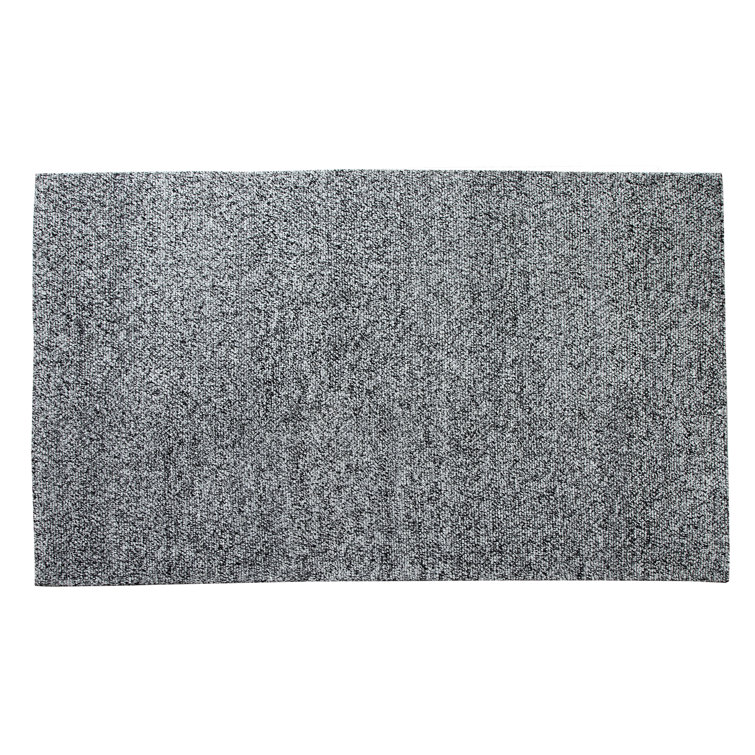 Tapis gris / ivoire tissé à la main Elbridge