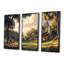 Ensemble de salon Green Golf Course With Cozy Lodge II - Golf Wall Art-107194479-107194487