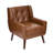 Jaqueze Upholstered Faux Leather Tufted Square Arm Accent Chair-1245556898