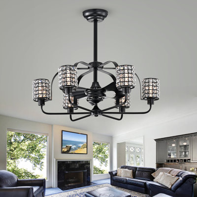 Villalpando 35'' Ceiling Fan with Light Kit