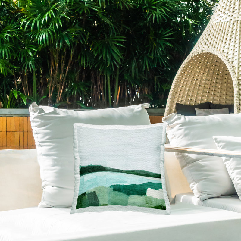 Abstract Outdoor Throw Pillow
