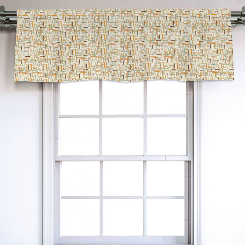 Sateen Ruffled Window Valance