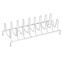 Metal Dinner Plate Storage Rack Organizer and Drying Rack, 14 Slot Dis –  MyGift