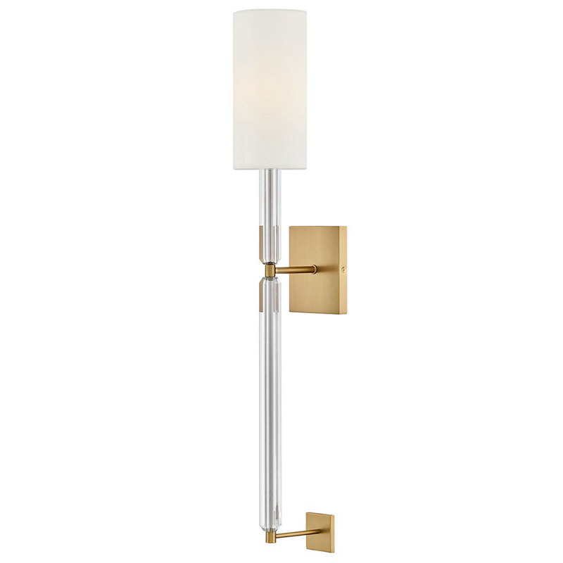 Anika 1 - Light Wallchiere, Lacquered Brass