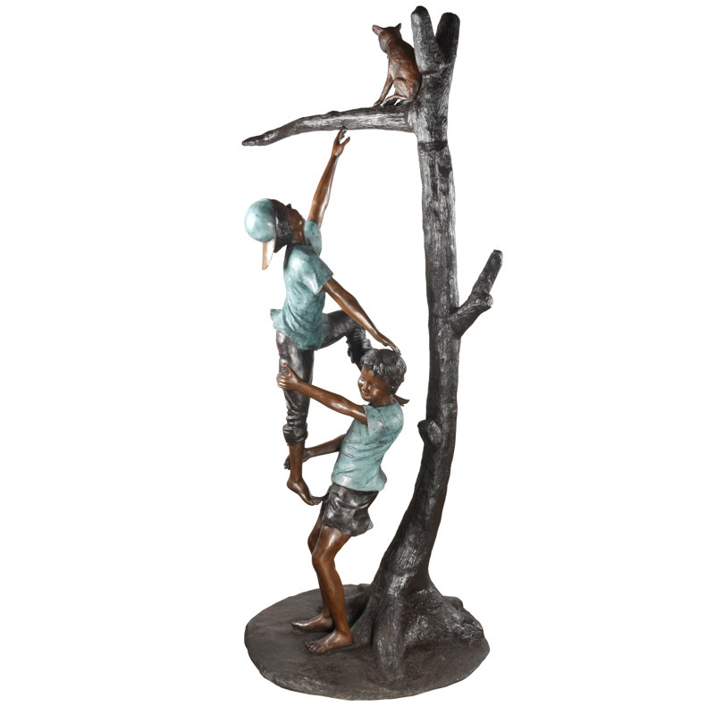 People Metal Garden Statue