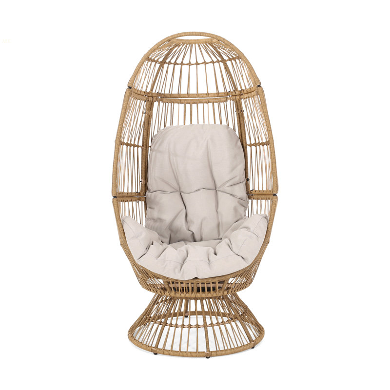 FAUTEUIL PIVOTANT RESEDA, Beige, Naturel