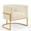 Fauteuil d'appoint rembourré Lanre-343350549