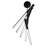 Trax Dimmable LED Sputnik Modern Linear Chandelier