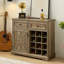 Armoire à vin avec 2 tiroirs Farmhouse