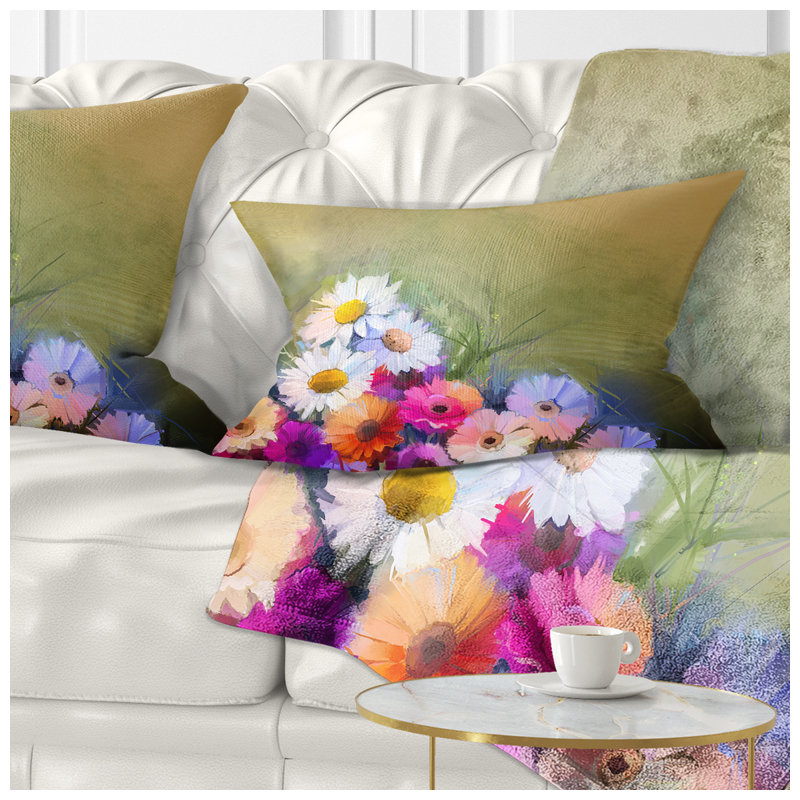 Coussin White, 16 po x 1 po, Carré