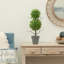 Topiaire d'eucalyptus artificiel en pot-2075677234
