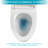 Creationstry GPF Elongated Floor Mounted One-Piece Toilet (Seat Included)
