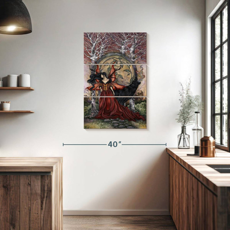 Kelan Gothic Beauty And The Beast, 38" H x 24" W