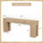 Farmhouse 80-Inch Long Sofa Console Table For Entryway Living Room Hallway Foyer Entrance, Wood Behind Couch Table With Wooden Double Base, Light Brown-1365202535-1363855404