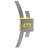 Anite Stainless Steel Flush Mounted Sconce