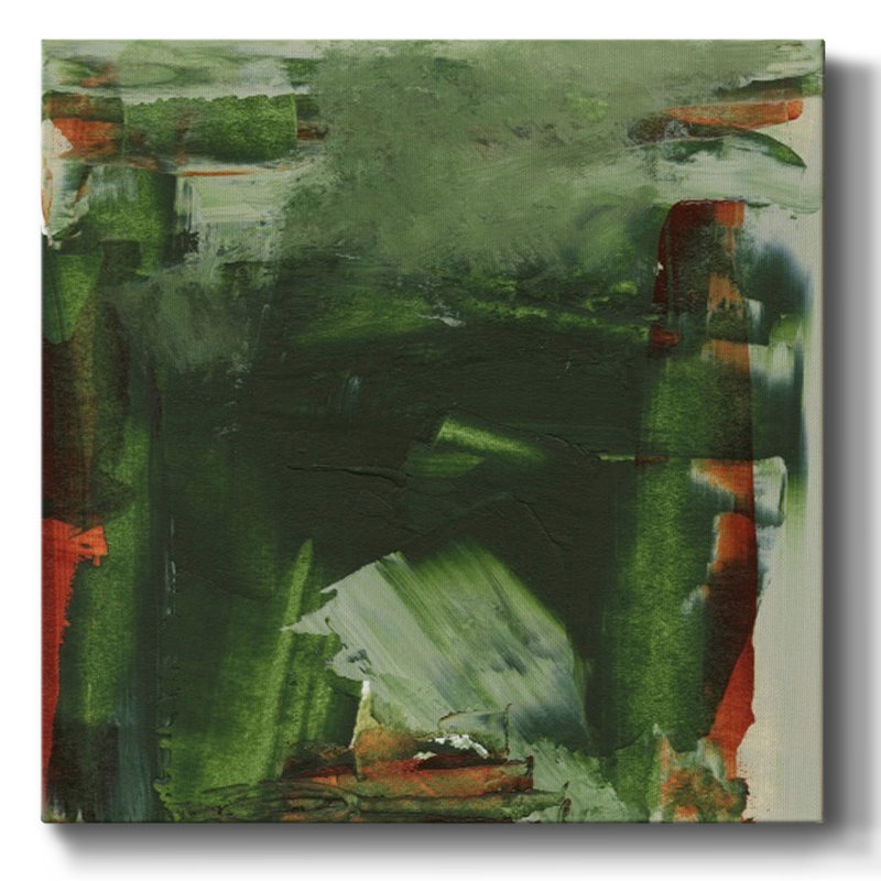 Evolve Green II-Gallery Wrapped Canvas, 40" H x 40" W x 1.5" D
