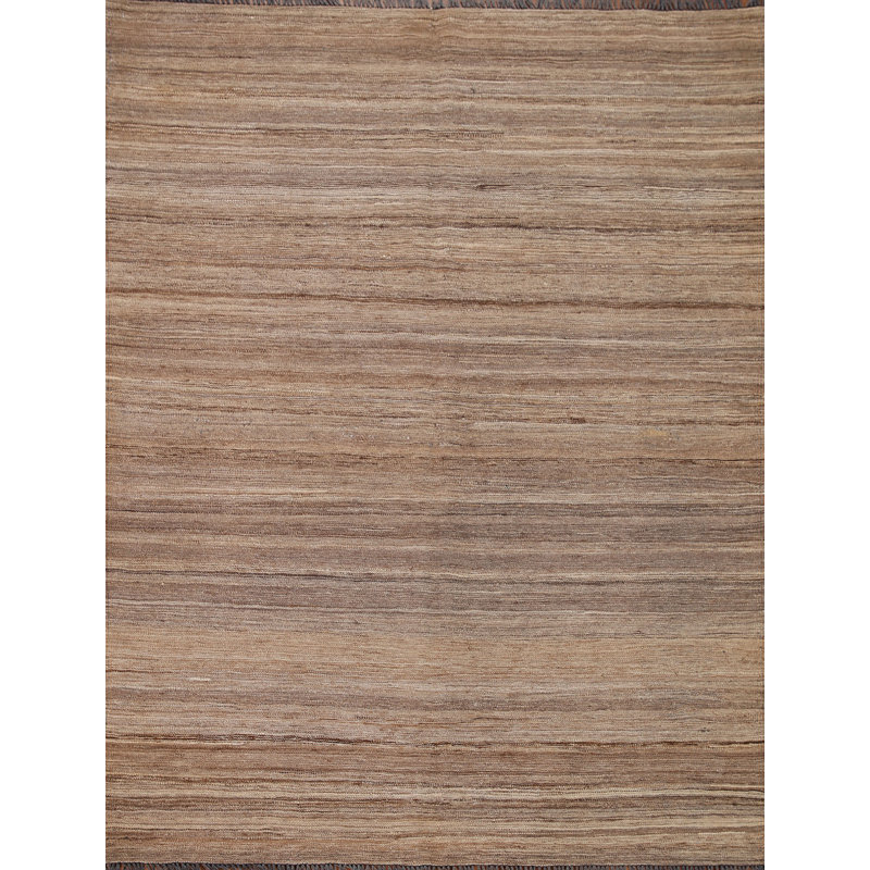 Tapis rayé kilim moderne 5 x 6