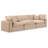 Ivoryanna 119'' Velvet Sofa-87149819