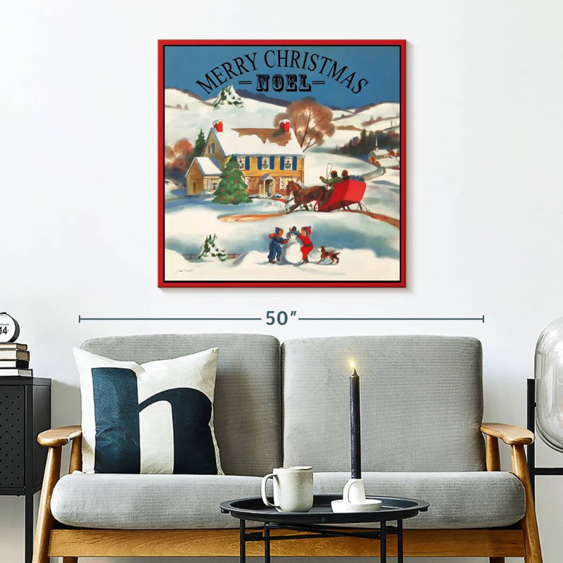 Lelend Merry Christmas Noel, 30" H x 30" W