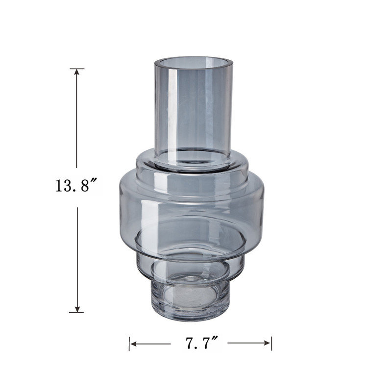 Vase en verre Smoke Luster