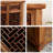Modern Brown Solid Wood China Cabinet