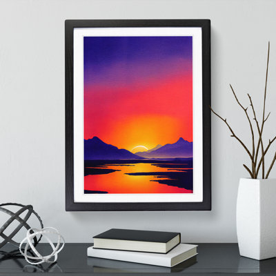 Mountain Sunset - Single Picture Frame Print