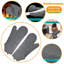 Ensemble de gants de cuisine en silicone et coussins chauffants, gant de cuisine en silicone 8 pièces Jumeijia