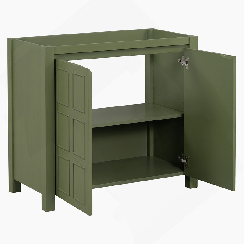 Meuble-lavabo de 36 po avec tablettes réglables