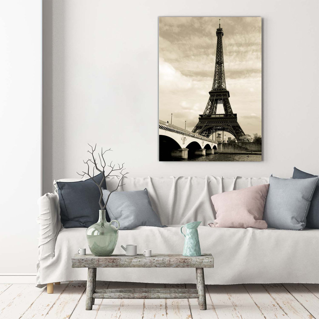 Eiffelturm Paris - Kunstdrucke auf Segeltuch