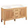 60" Ayanna Double Bathroom Vanity Set with Rectangular Undermount Sinks