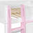 Full Loft House Bed With Playhouse & Storage, Modern Wood Cabin Bed For Kids/Teens, White+Pink-164521257